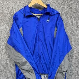 Nike Blue and grey rain jacket size XL